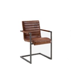 Serpent Dining Chair in leather