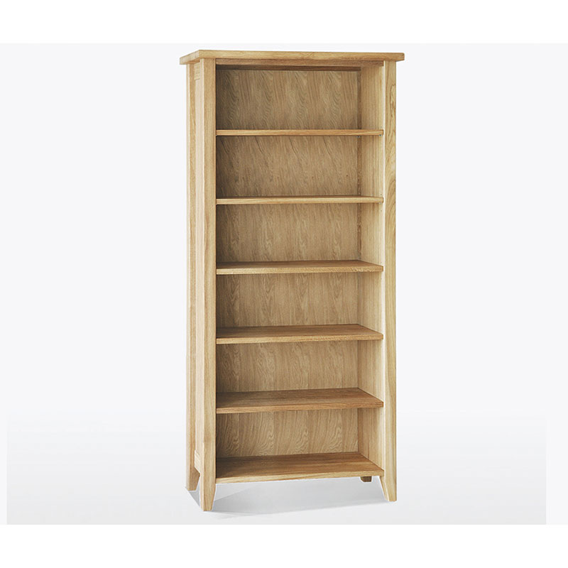 Woodbury Bookcase Solid Oak Bookcases Evans Of High Wycombe