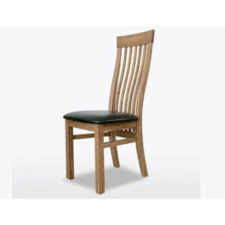 Woodbury Swell Chair Leather Seat