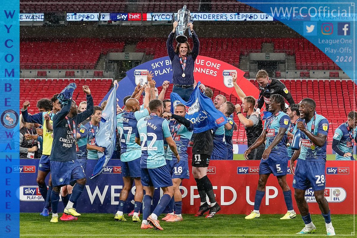 Wycombe Wanderers Championship Promotion - Evans of High