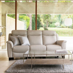 Manhattan 3 seater sofa from Parker Knoll in leather