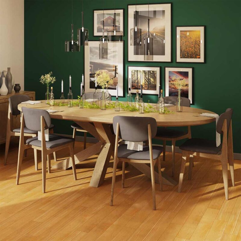 Burlington Solid Oak oval table