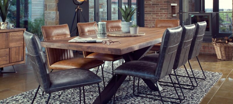 Baker soho dining table and furniture