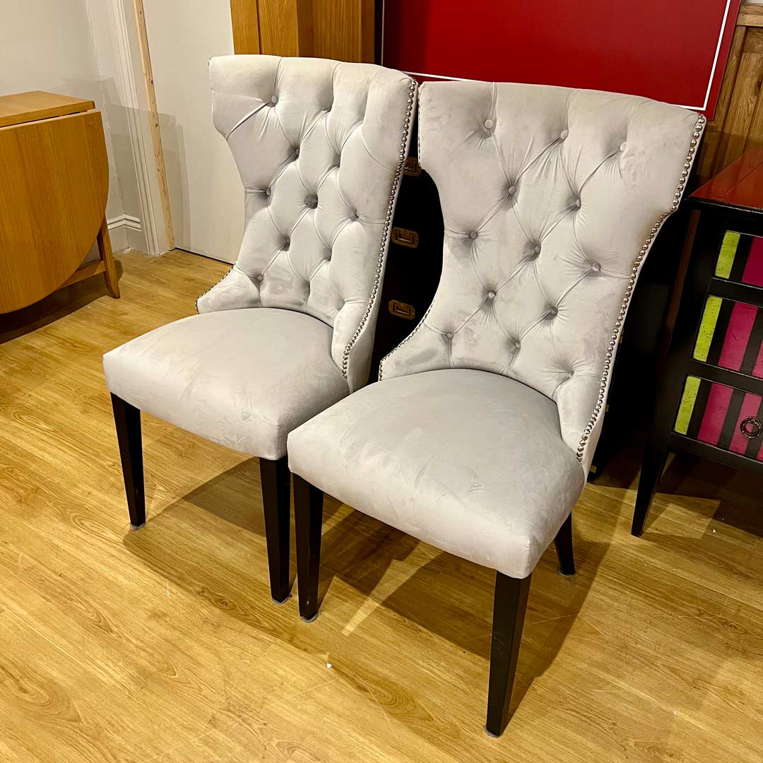elegant upholstered dining chairs