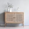 Archway small sideboard in solid reclaimed teak wood
