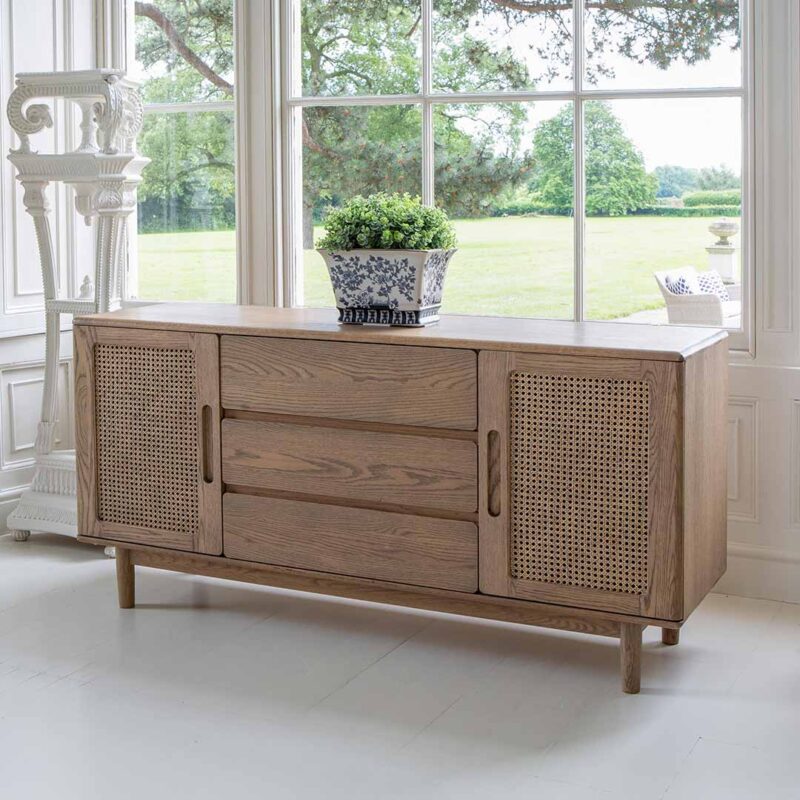 Holcot solid oak sideboard by Carlton Furniture
