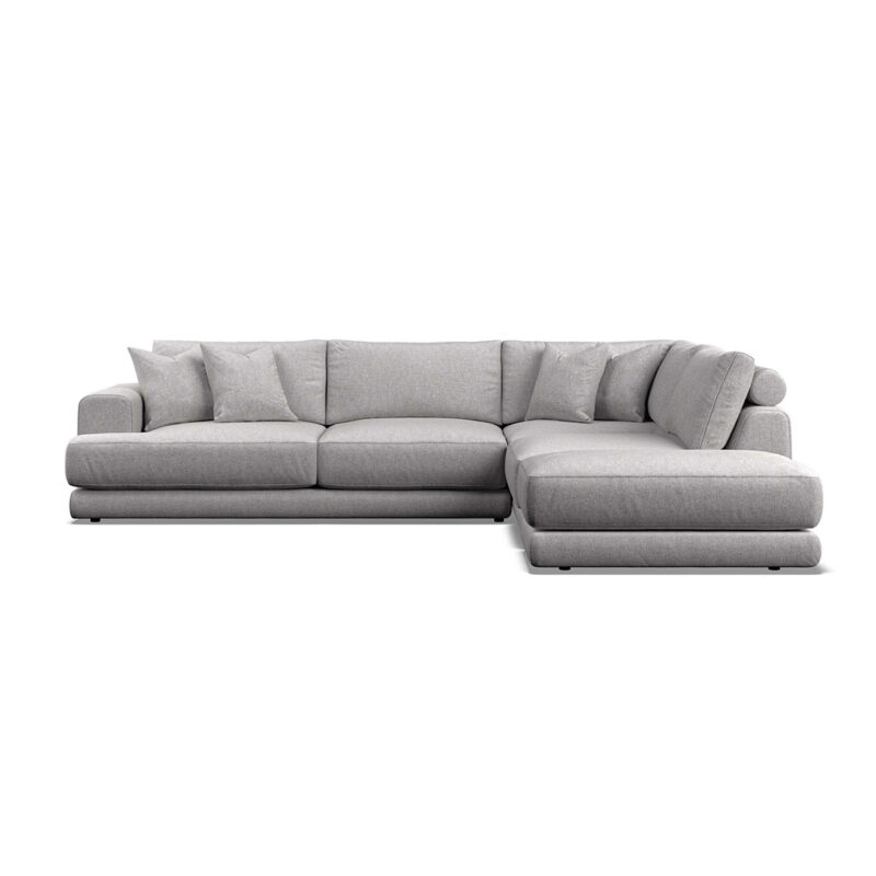 Nyla large corner sofa with stool LHF