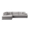 Nyla large corner sofa with stool RHF