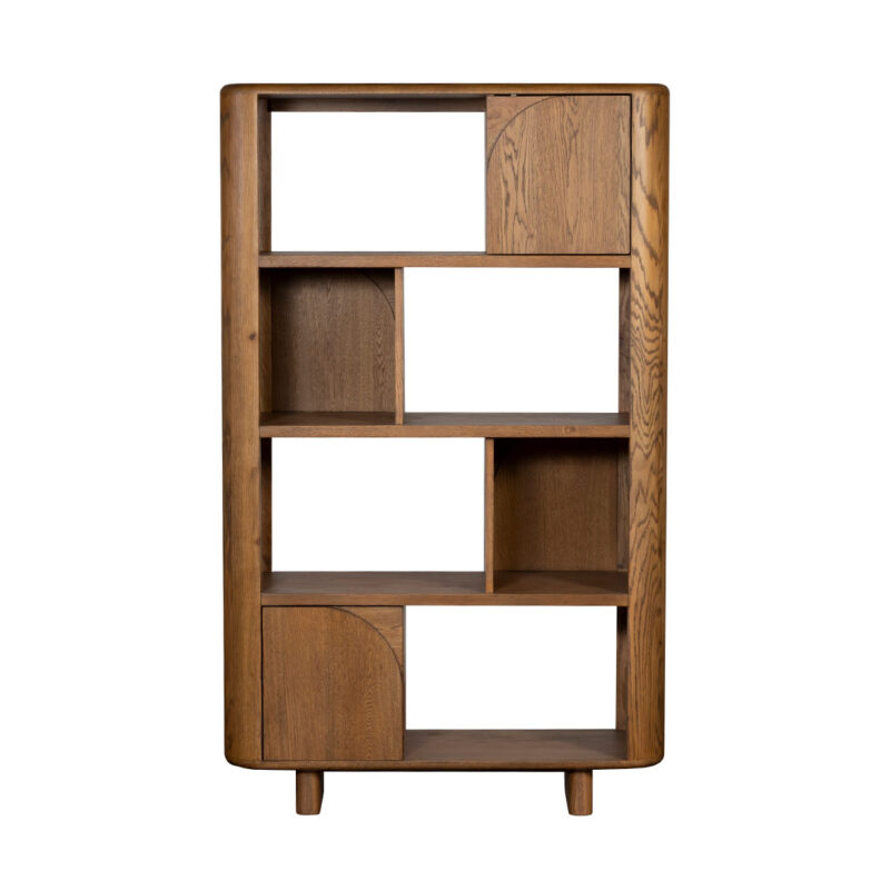 Oak open shelving unit