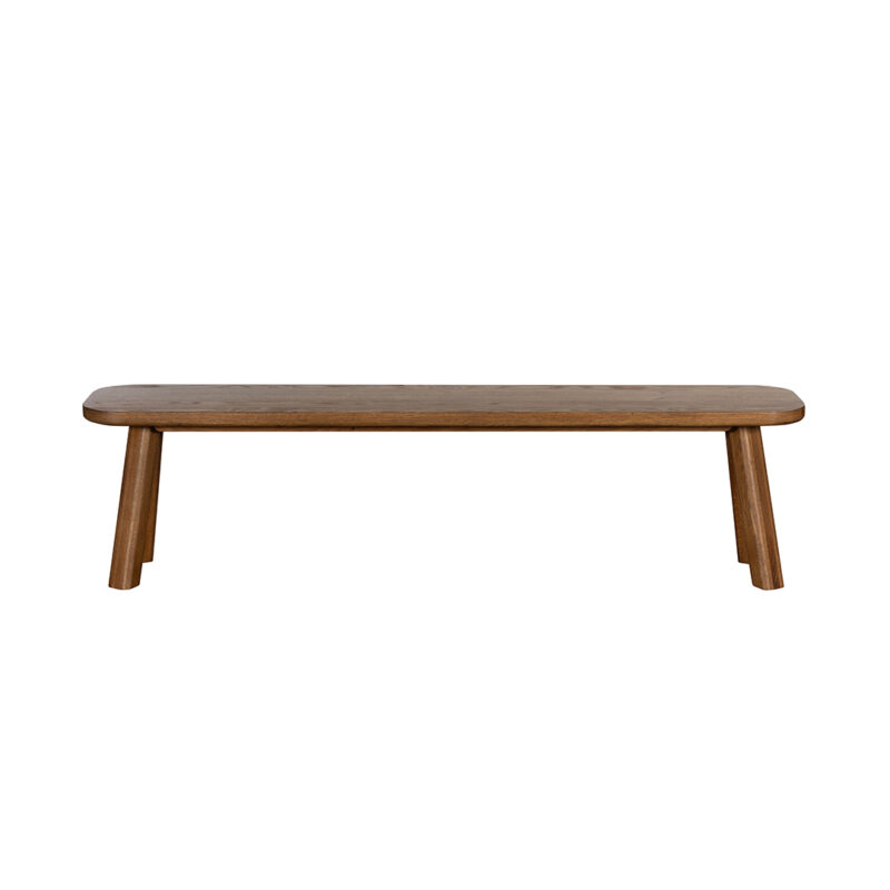 Solid oak table bench