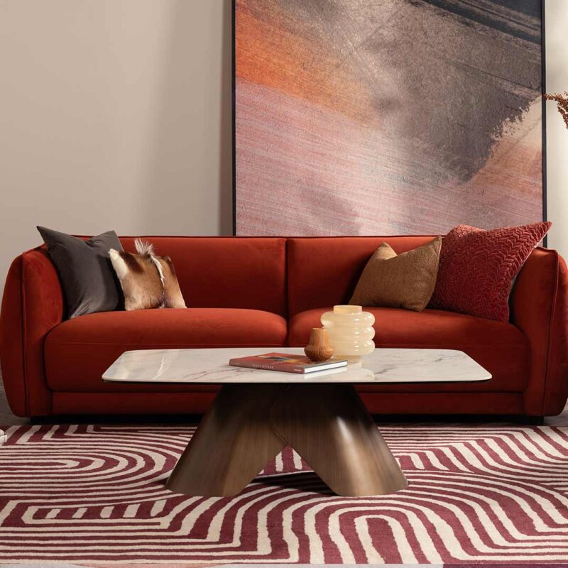 Sloane ceramic top coffee table