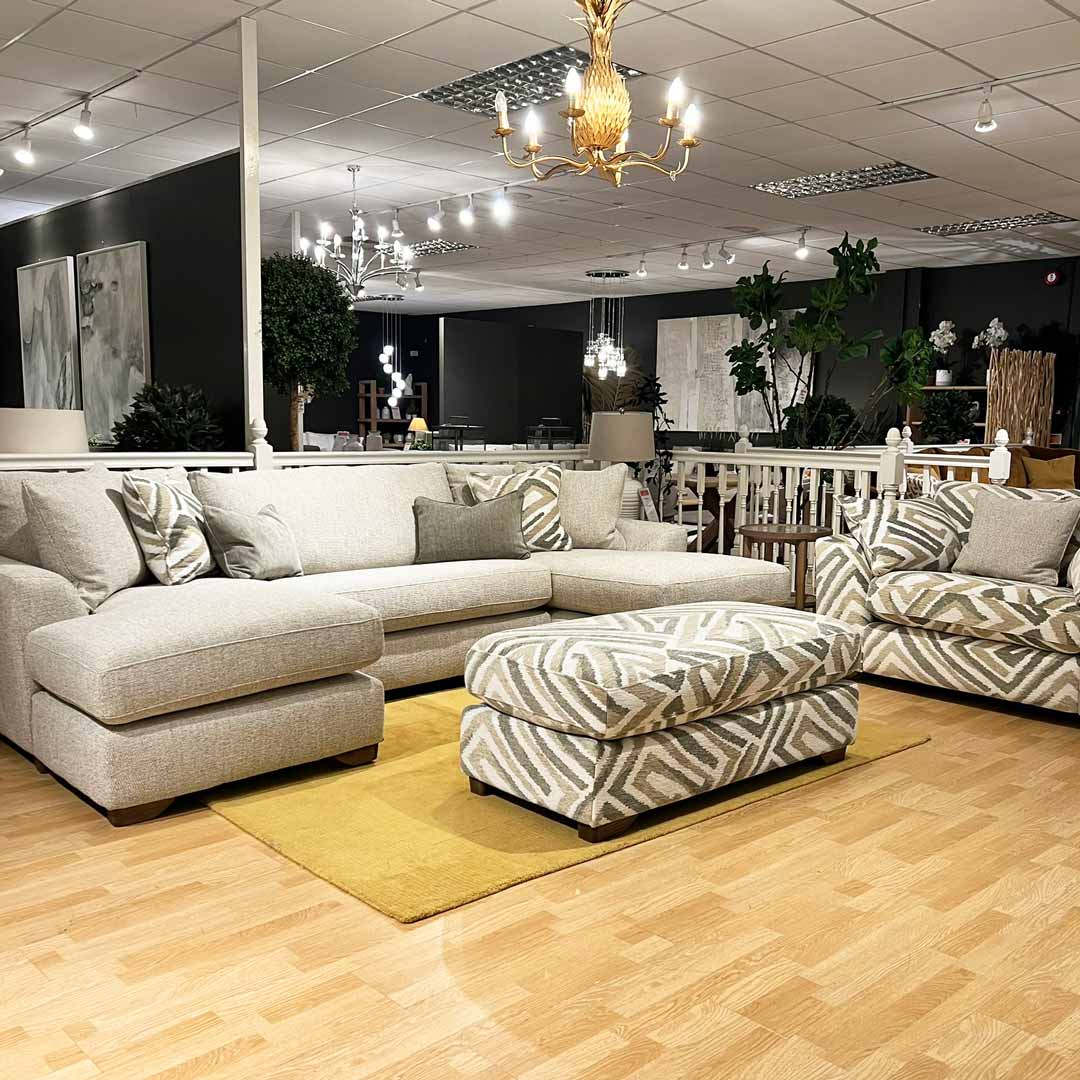 Melton double chaise sofa