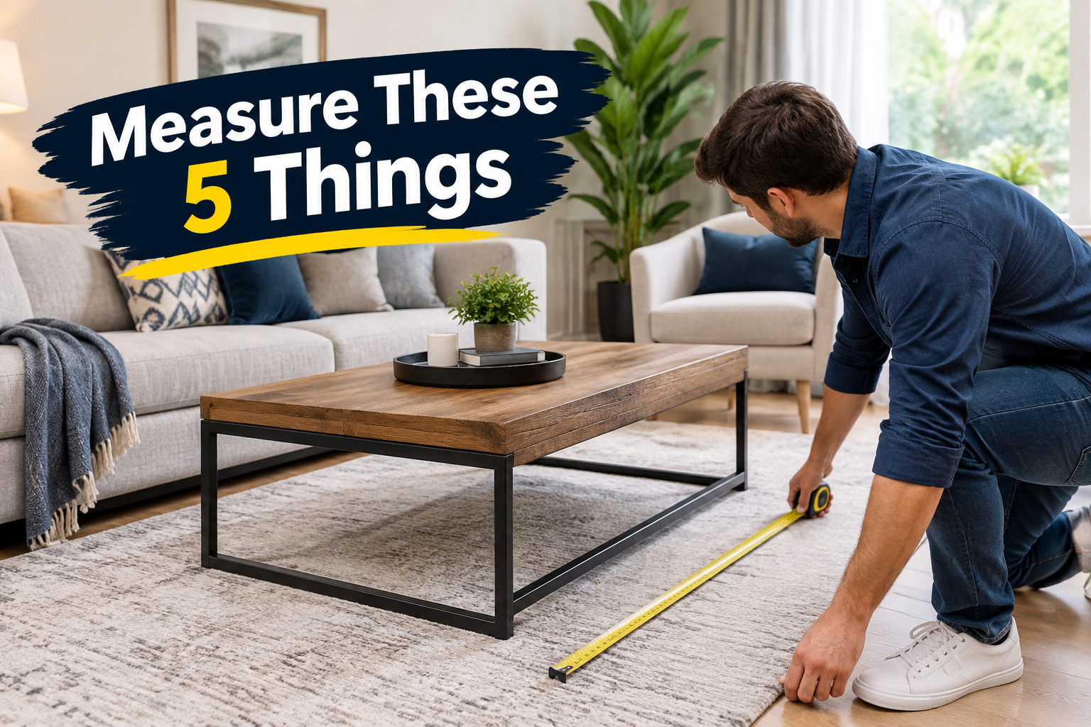 Before You Buy a Coffee Table, Measure These 5 Things