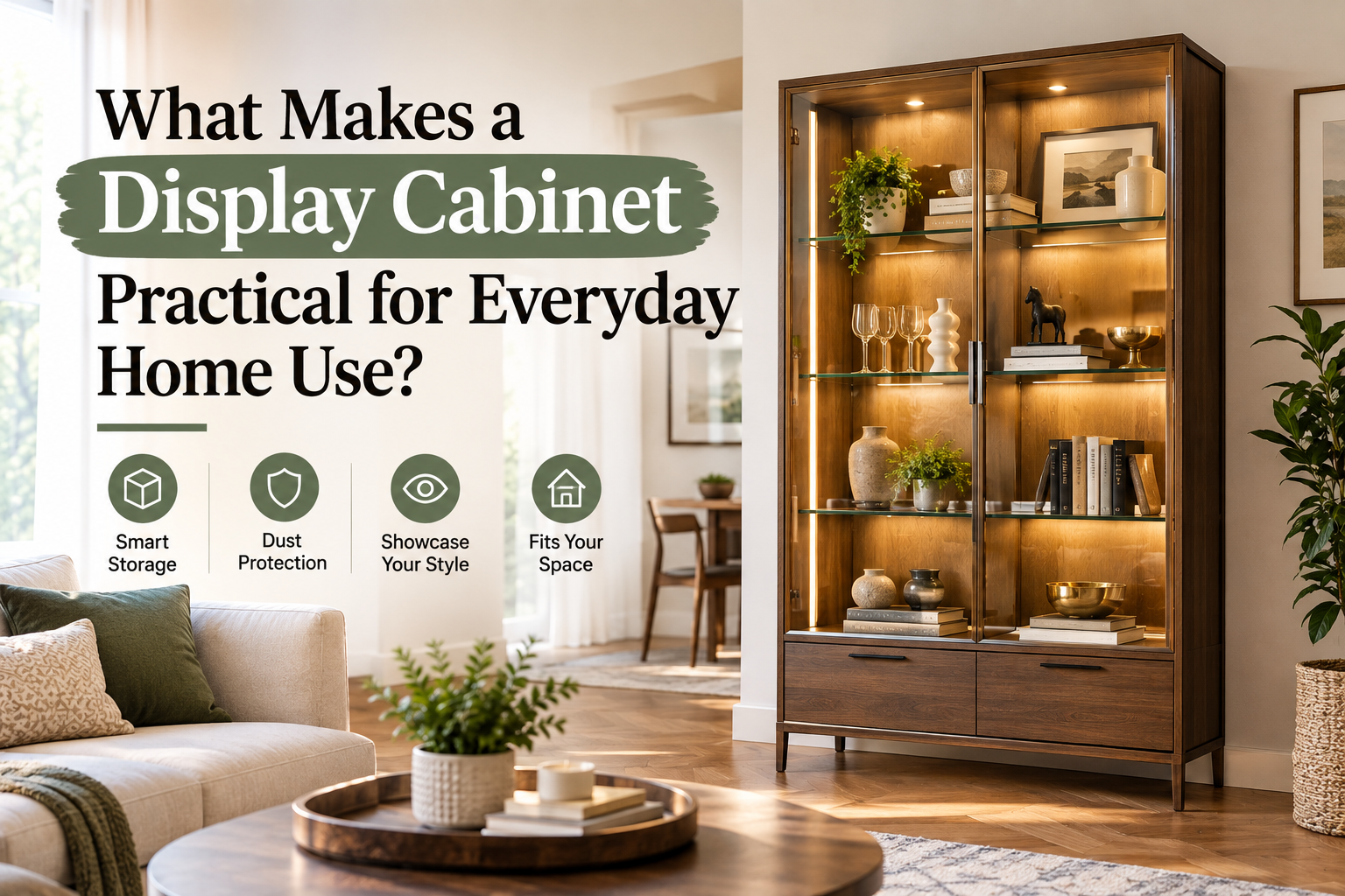 What Makes a Display Cabinet Practical for Everyday Home Use?