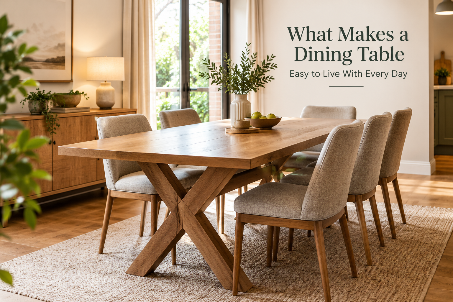 What Makes a Dining Table Easy to Live With Every Day