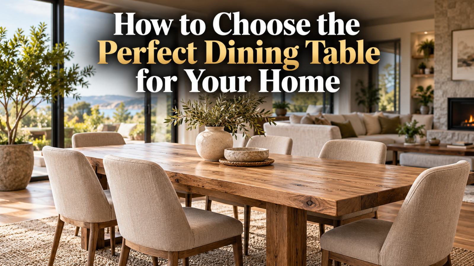 How to Choose the Perfect Dining Table for Your Home