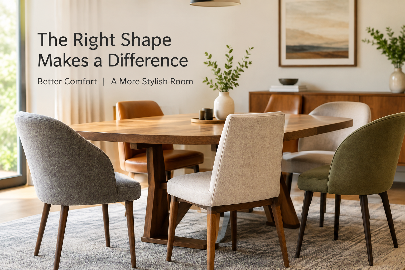 Dining Chair Shape, Comfort & Style